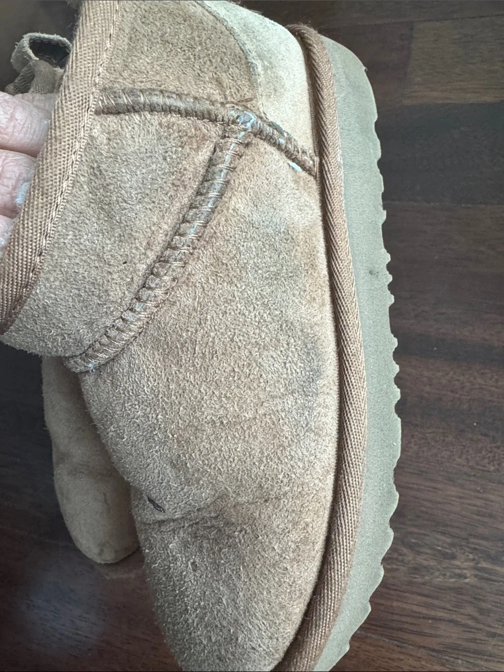 Ugg Mini Cozy Shearling-Lined Ankle Boots - chestnut